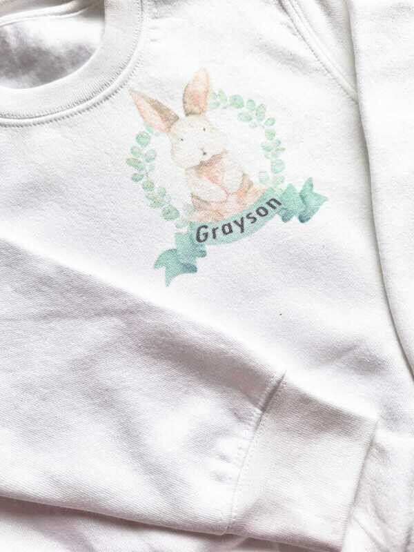 Spring Bunny Sweater - Girl