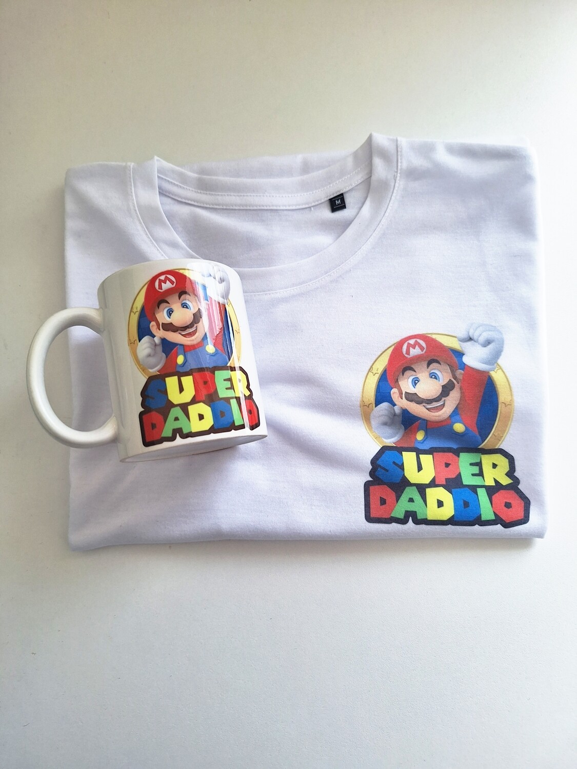 Super Daddio Top  and mug set -Adult