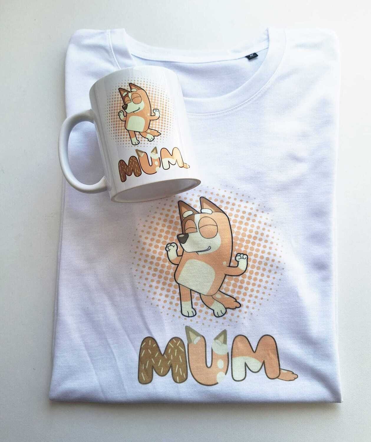 Mum Chilli Top and mug set -Adult