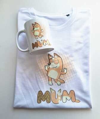Mum Chilli Top and mug set -Adult Mum Chilli Top and mug set -Adult