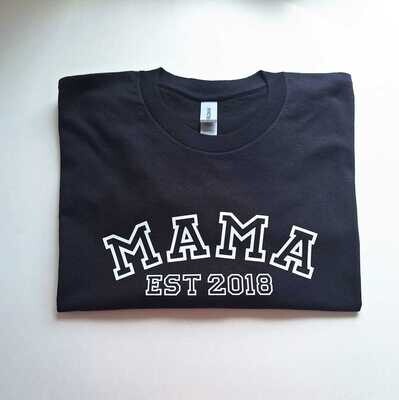 Monochrome Mama  Est Top - Adult