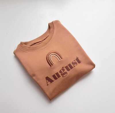 Rainbow Brown Jumper