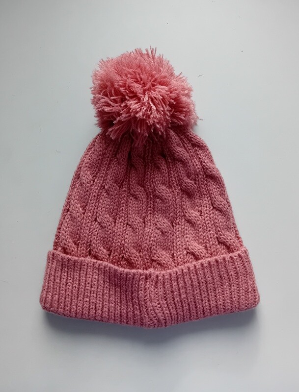 Pom Pom Pink Hat