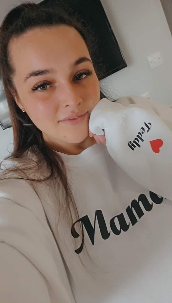Mama personalised sleeve sweater