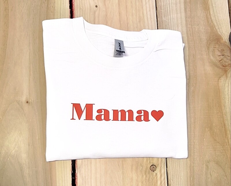 Personalised name heart top - adult