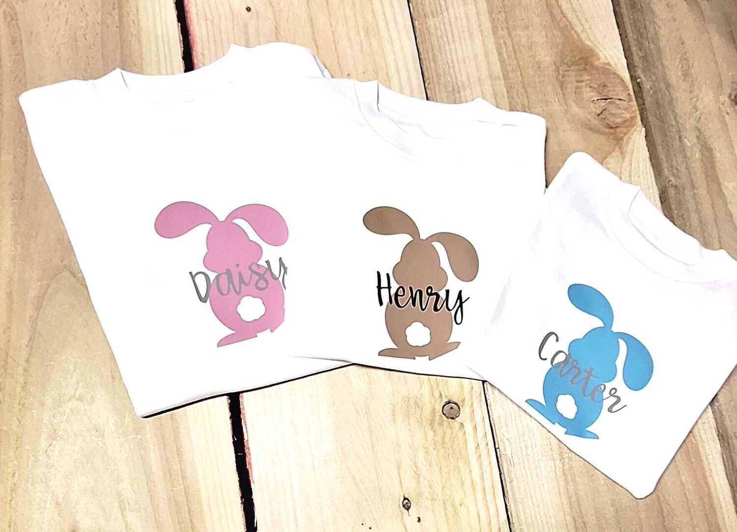 Personalised Bunny Tail Top - child