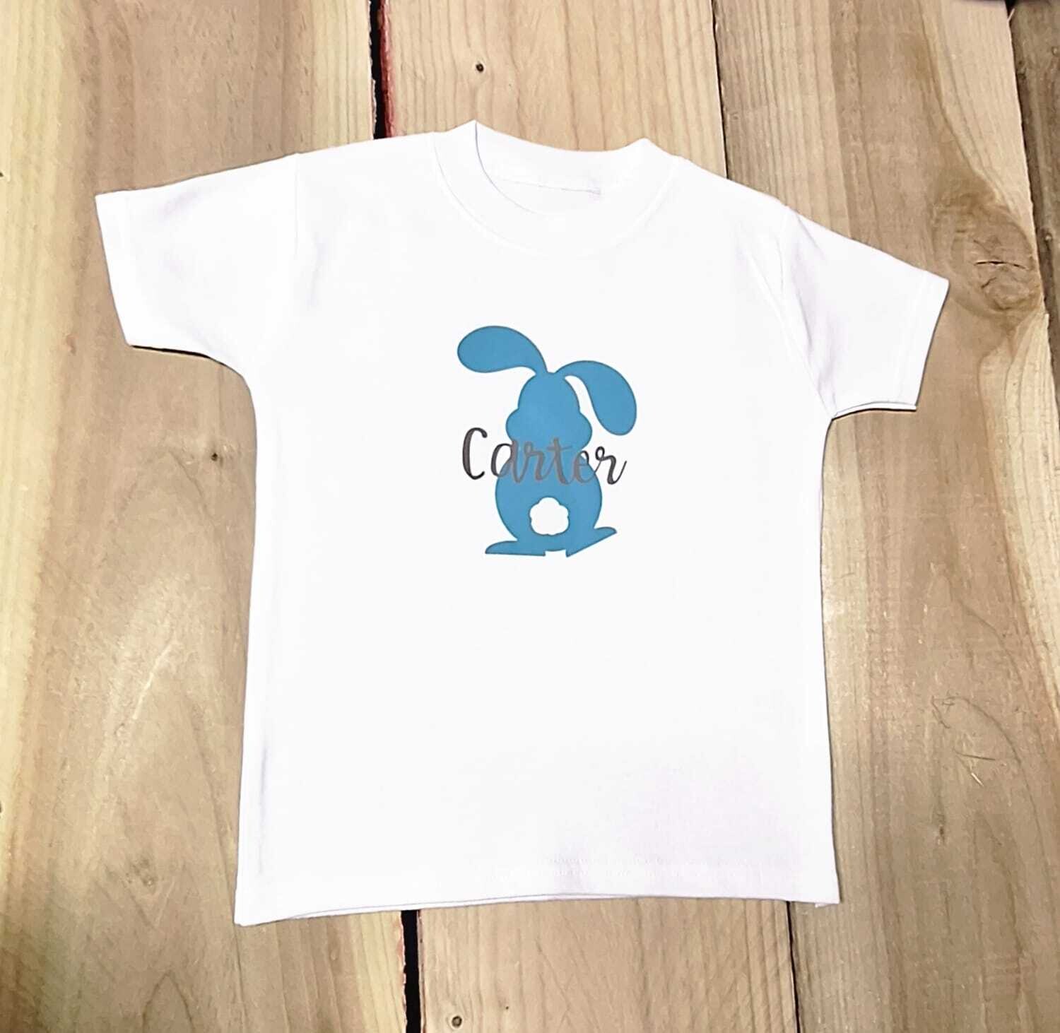 Personalised Bunny tail Top - (older)