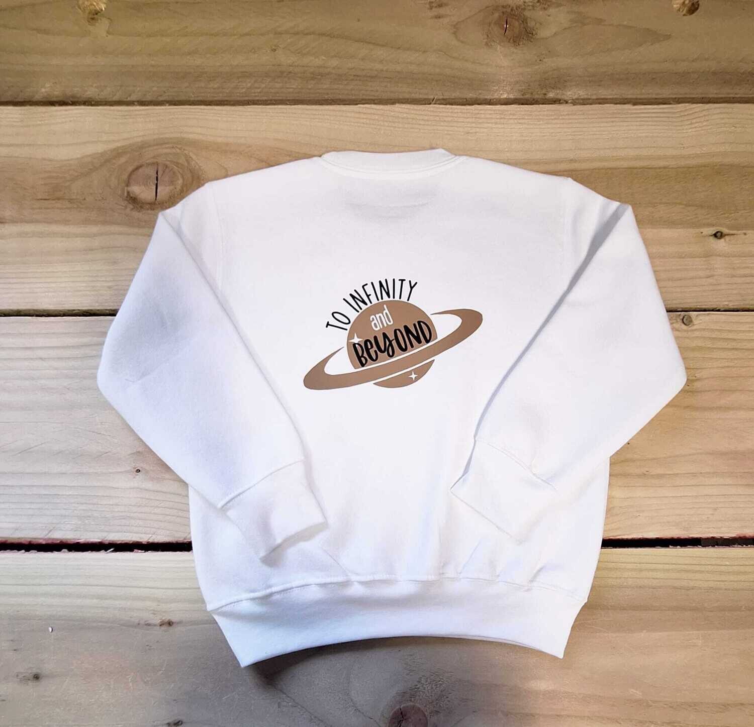 Love You  To Infinity And Beyond Sweater - Child