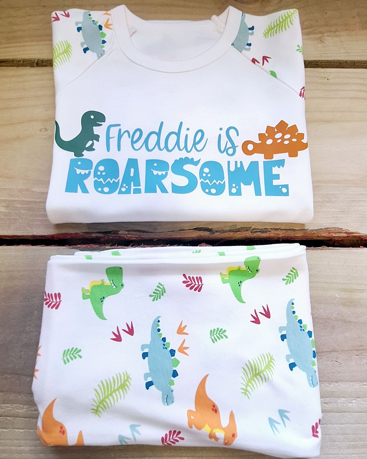 Roarsome Personalised Dinosaur Pyjamas