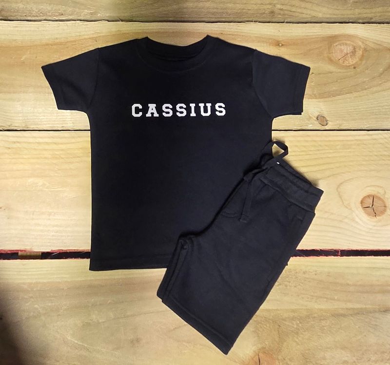 Limited edition Black Shorts Set