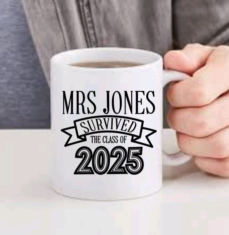Teacher Mug Survived 2025