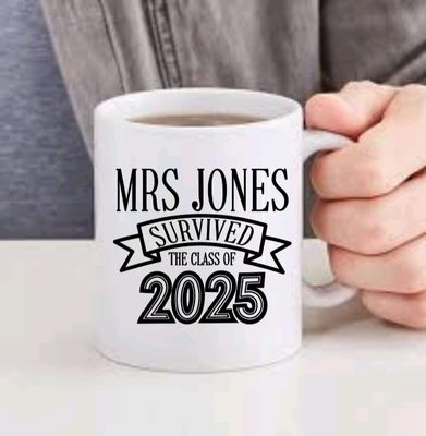 Teacher Mug Survived 2025