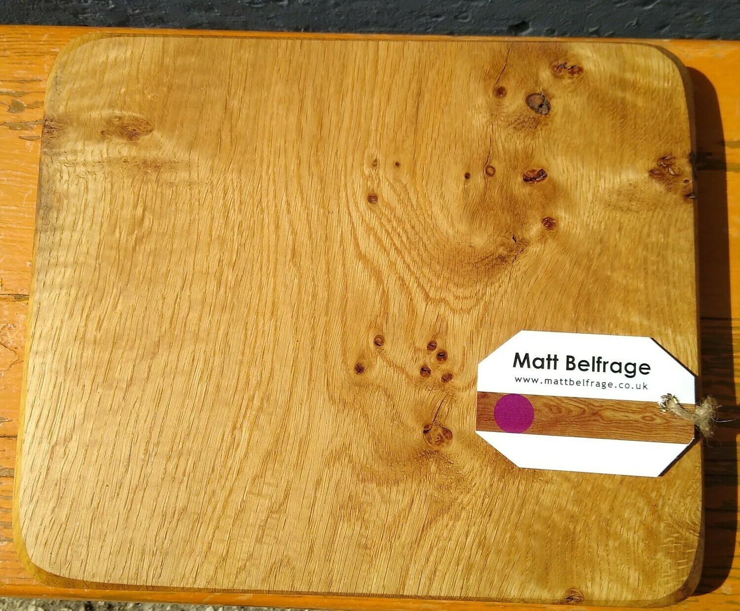 Hardwood Collection-Pippy English Oak Bread Board Hardwood Collection-Pippy English Oak Bread Board