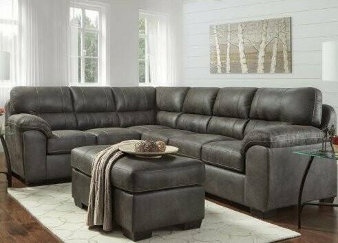 Sequoia Ash 3 Piece Sectional (Sectional + Ottoman)