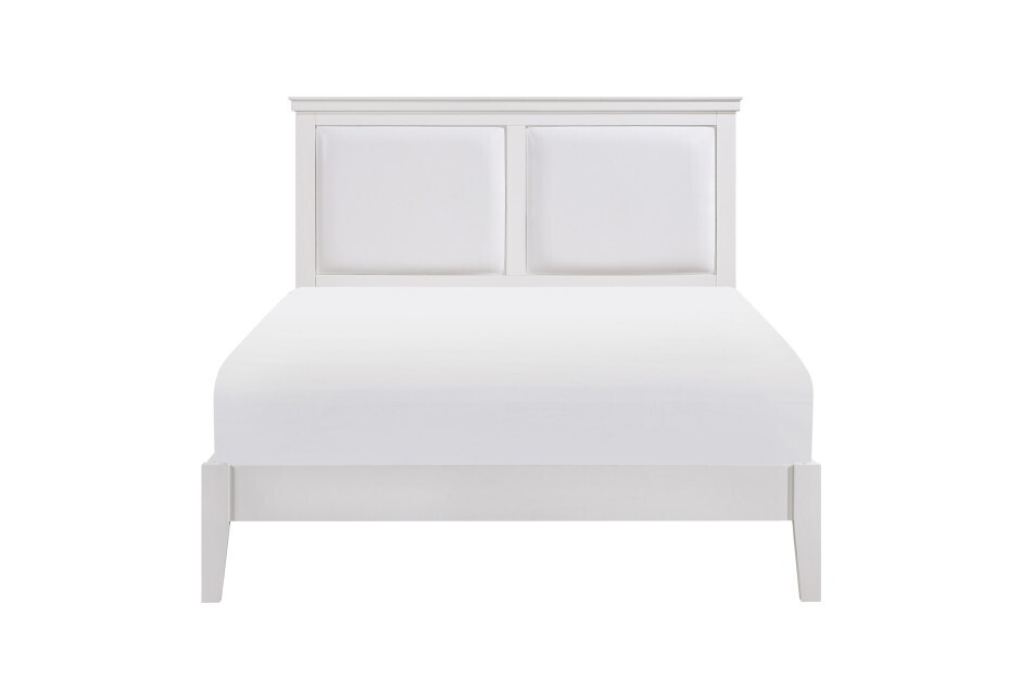 1519 White Queen Bed