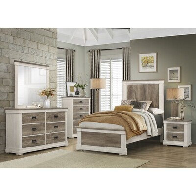 1677 Arcadia Two Tone Twin Bed