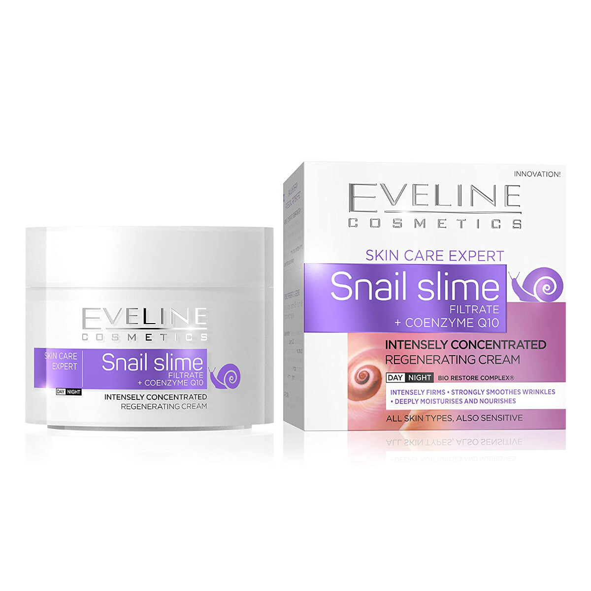 Skin Care Expert Snail Slime Day and Night Cream 3.84oz (T)