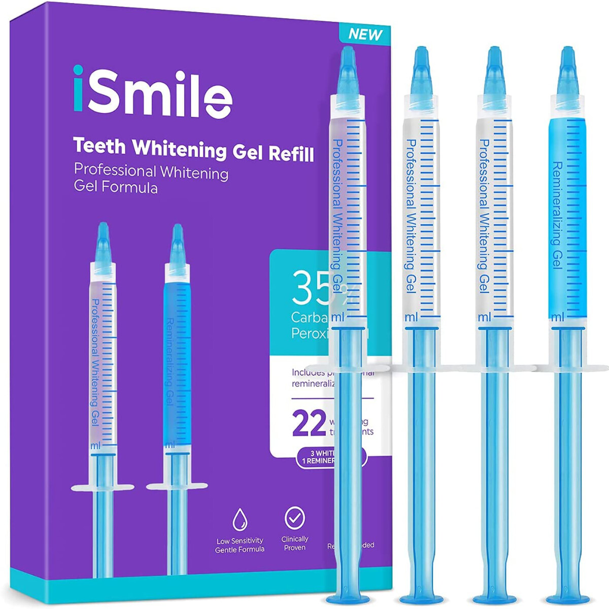 iSmile Teeth Whitening Gel Syringe Refill Pack (T)