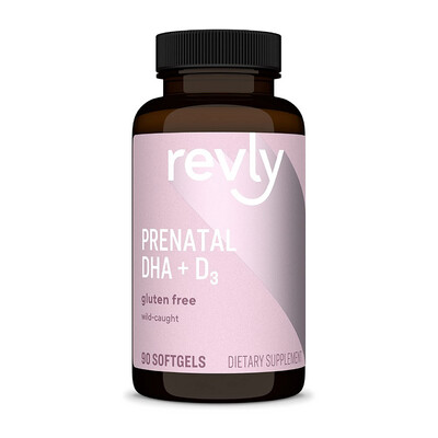 Revly Prenatal Wild-Caught Fish Oil Supplement 90 Soft Gels (Z)