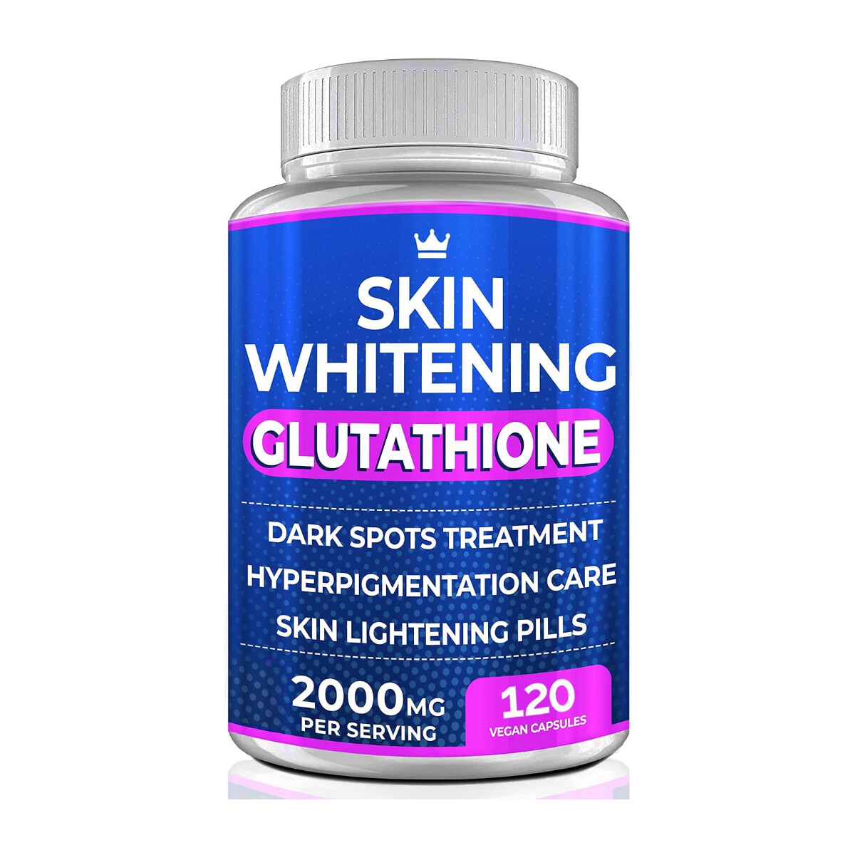 Glutathione Whitening Pills - 120 Capsules 2000mg (Z)