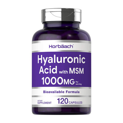 Hyaluronic Acid with MSM 1000 mg 120 Capsules (Z)