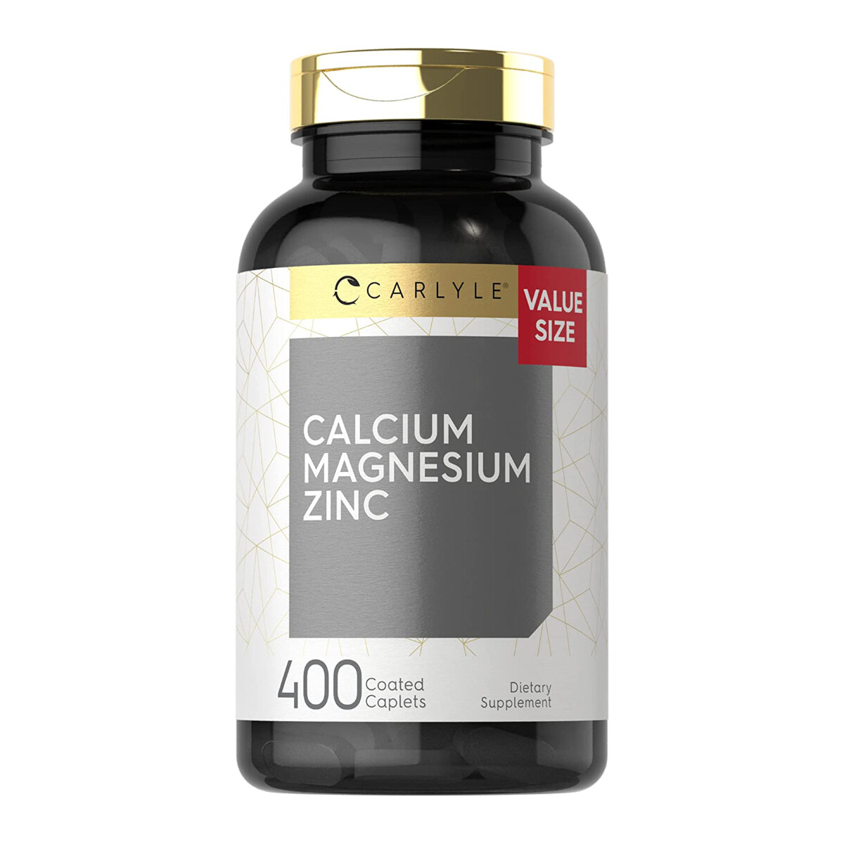 Carlyle Calcium Magnesium Zinc | 400 Caplets Value Size (Z)