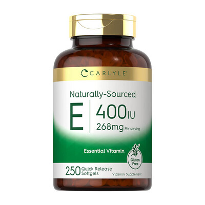 Carlyle Natural Vitamin E 400 IU | 250 Softgels (Z)