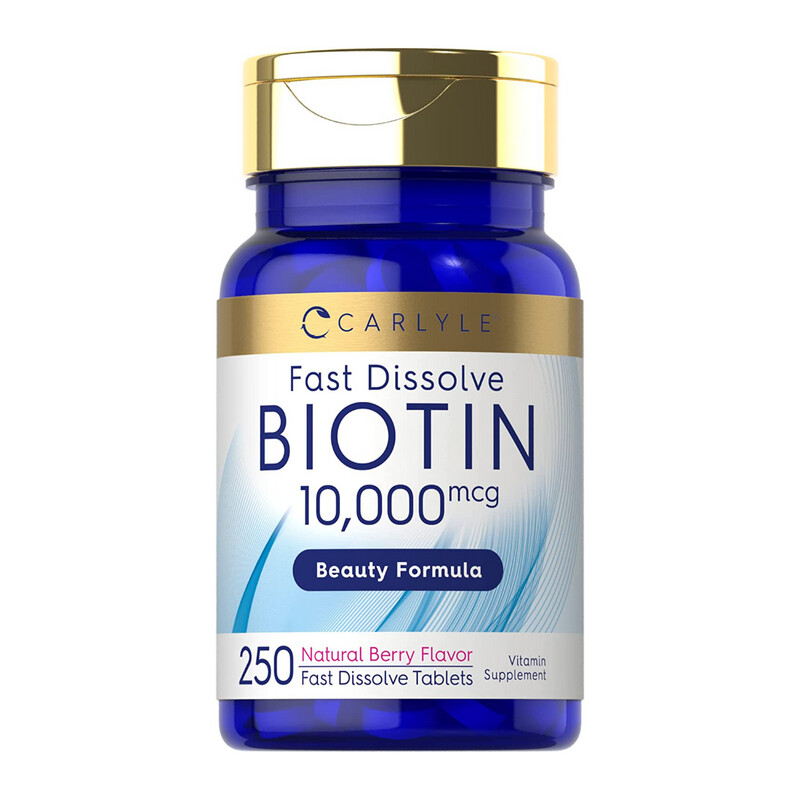 Carlyle Biotin 10,000mcg (250 Fast Dissolve Tablets) (Z)