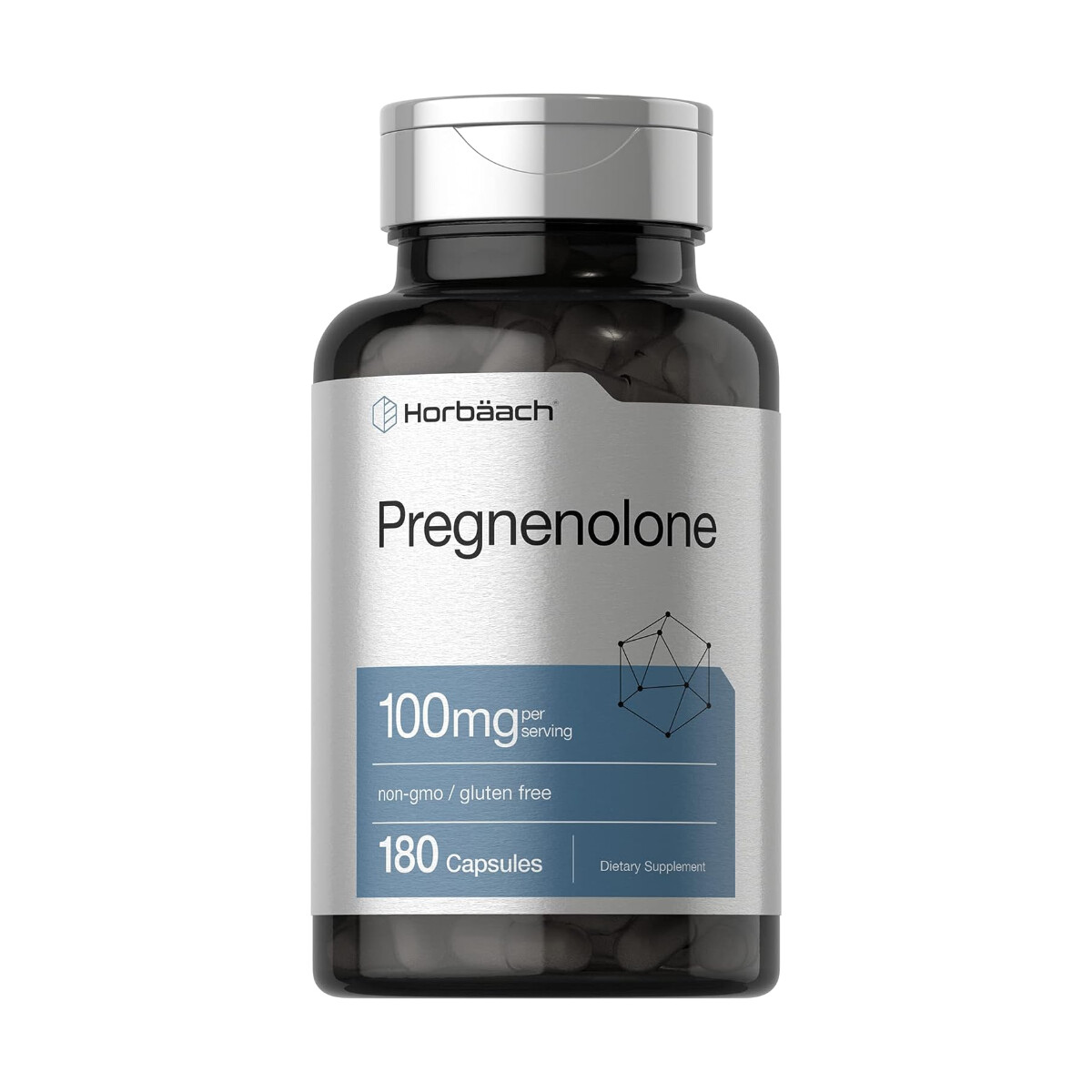 Horbaach Pregnenolone 100mg | 180 Capsules