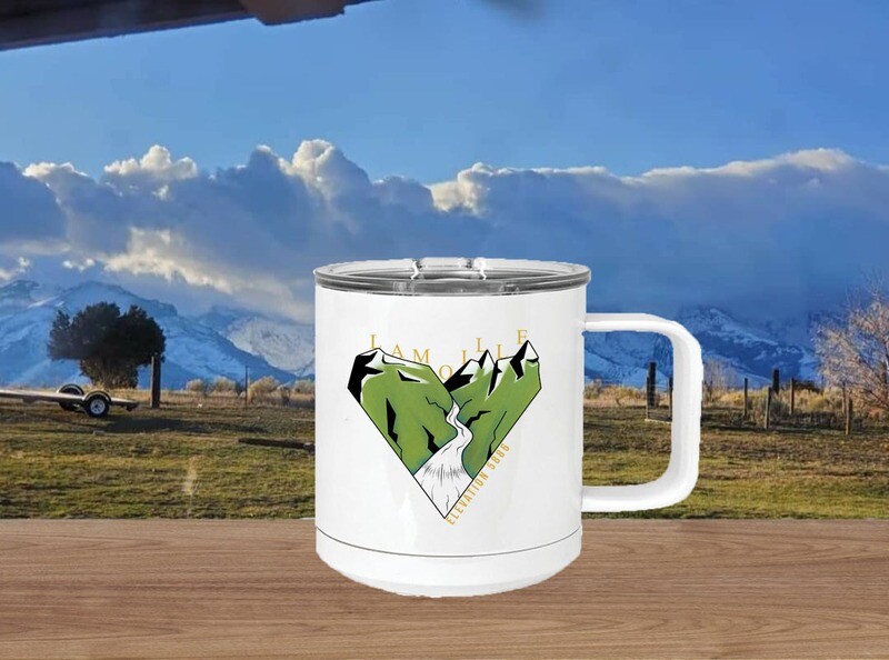 Nevada Souvenir Camp Cups, Cup choice: White, Design: Lamoille