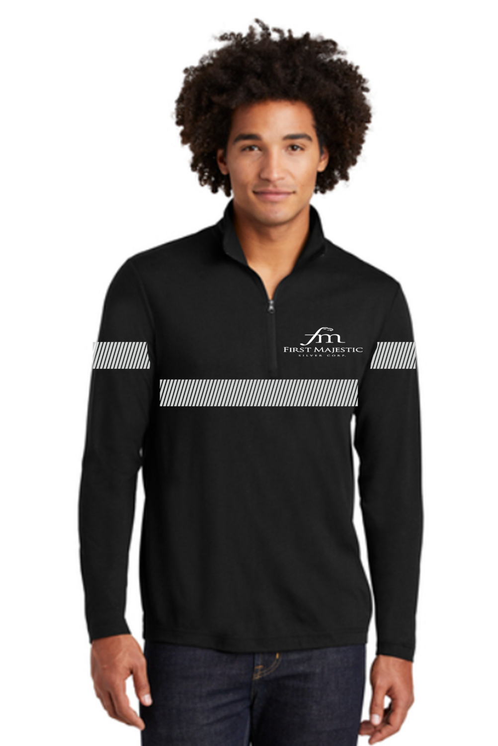 PosiCharge Tri-Blend Wicking 1/4 Zip pullover