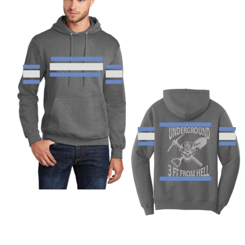3 feet from hell hoodie