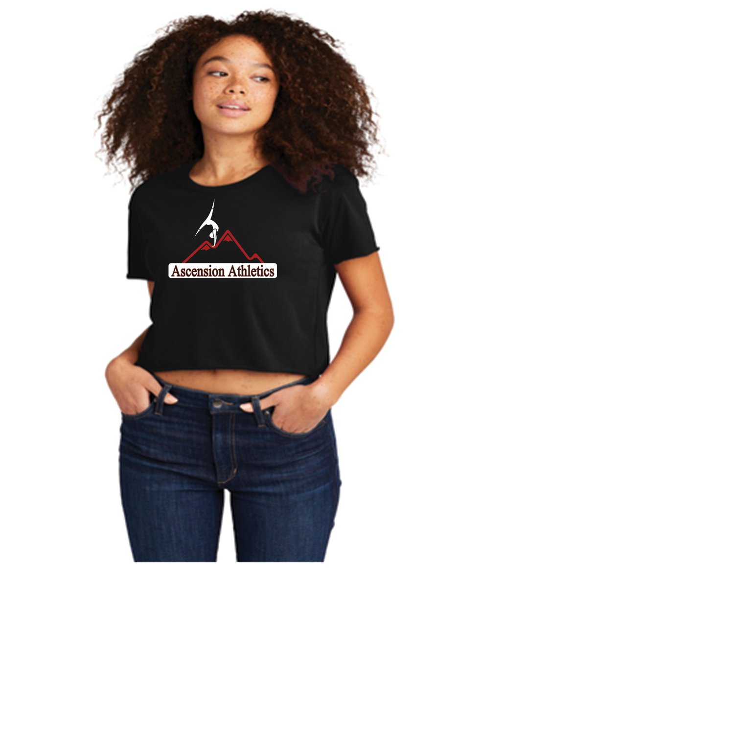 Ascension Next Level Crop Top, Design choice: Design 1