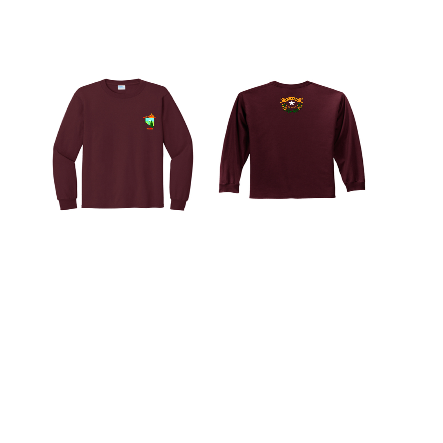 BLM fire shirt long sleeve