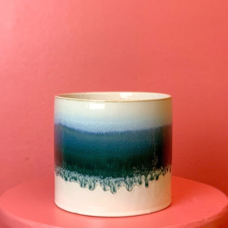 6" Ocean Waves Ceramic