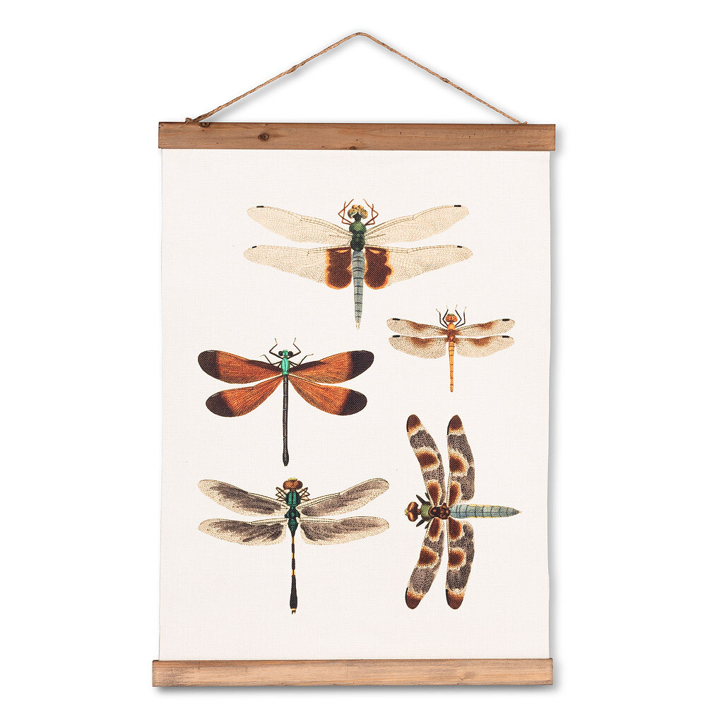 Dragonfly Canvas Scroll