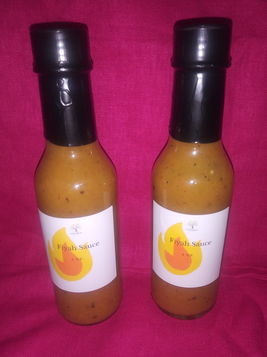100% Jamaican FiYah Sauce.