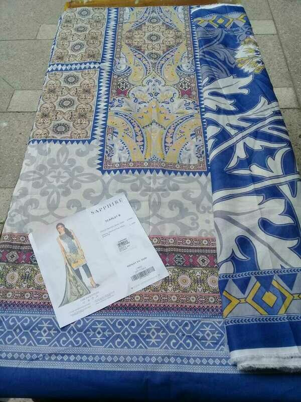 SAPPHIRE printed shirt &amp; Voile dupatta