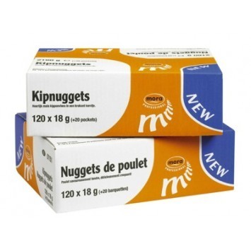 Kipnuggets 20 x 6 x 18 g Mora