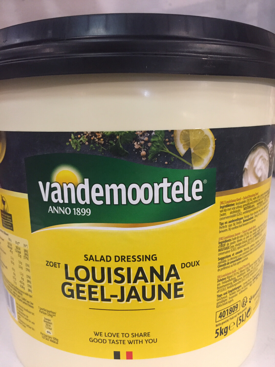 Louisiana 5 l geel Louisiana 5 l geel