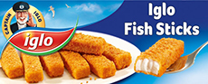 Fish Sticks 8x30g Iglo Fish Sticks 8x30g Iglo