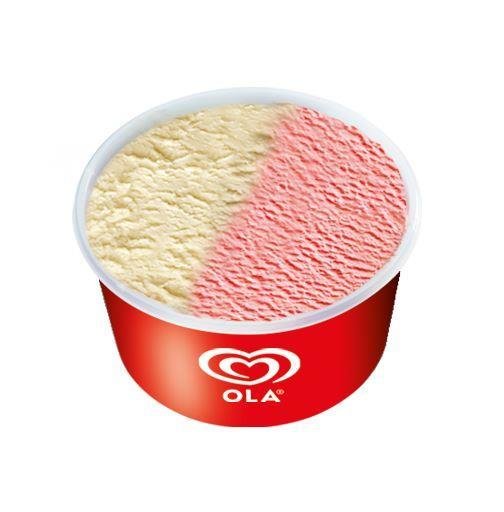 OLA cup vanille/framboos 24x120 ml
