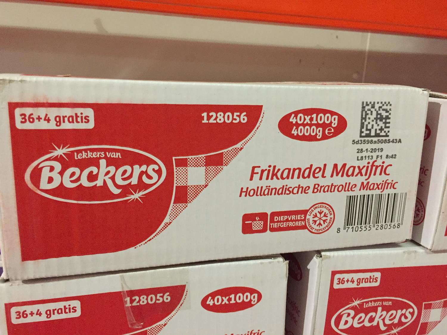 Frikandel Maxifric 36+4 x 100g Beckers