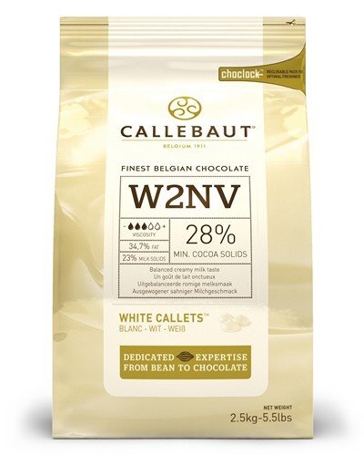 Callets wit chocolade 2.5 kg