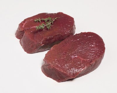Hert steak 150/180g (prijs/kg) op bestelling
