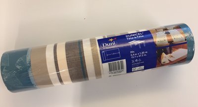 Duni T/T cietta stripe blue 0,4 x 24 m