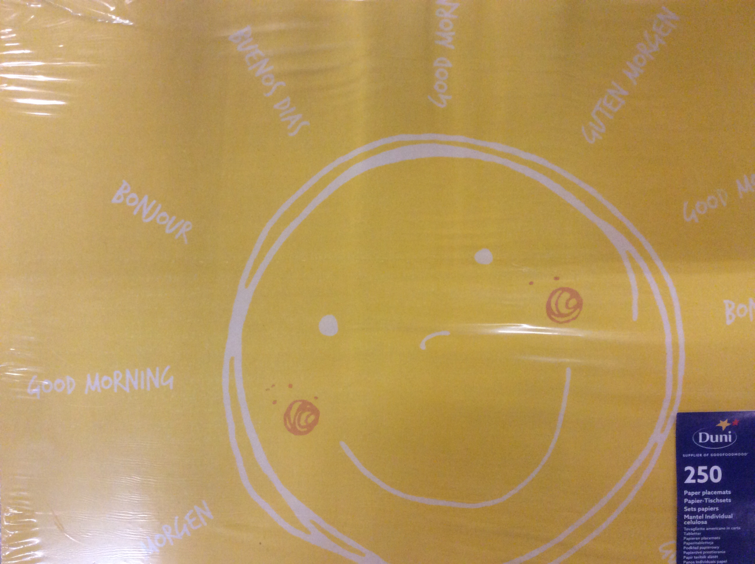 Duni tableau be happy 30 x 40 cm 250st Duni tableau be happy 30 x 40 cm 250st