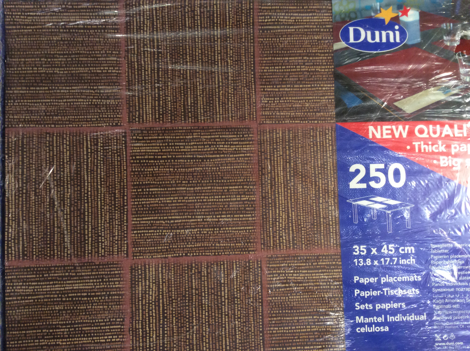 Duni tableau naturel flair big 35 x 45 250st Duni tableau naturel flair big 35 x 45 250st