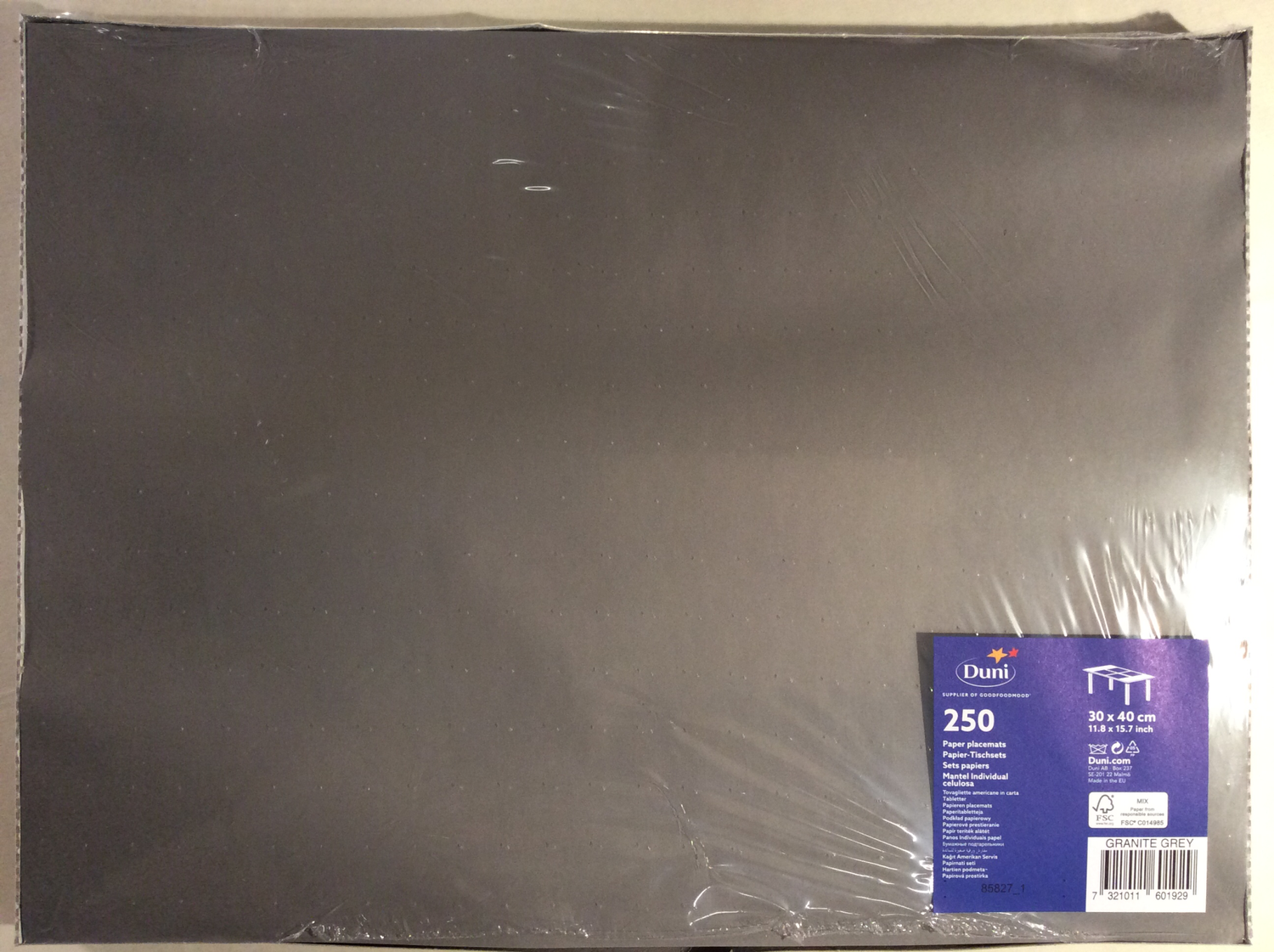 Duni tableau granit grey 30 x 40 250 st Duni tableau granit grey 30 x 40 250 st