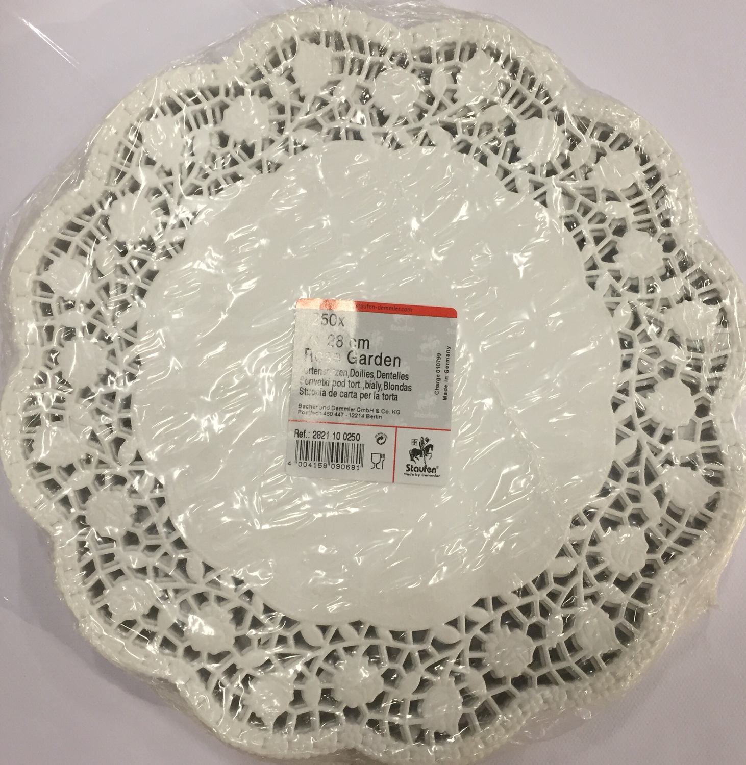 Kantje rond 28cm 250st Kantje rond 28cm 250st